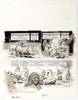 George Woodbridge MAD Magazine #244 Complete 5-page Story "A Mad History of Communication" Original Art (EC Comics... (Total: 5 Original Art) | Heritage