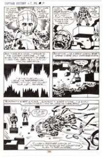 Jack Kirby and Mike Thibodeaux Captain Victory and the Galactic Rangers #8 Page 19 Original Art (Pacific Comics, 1... | Heritage