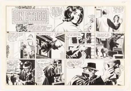 Leonard Starr On Stage Sunday Comic Strip Original Art dated 12-3-61 (Chicago Tribune Syndicate, 1961). ... | Heritage