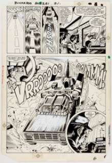 Mark Texeira and Armando Gil Buckaroo Banzai #1 Story Page 8 Original Art (Marvel, 1984).... | Heritage