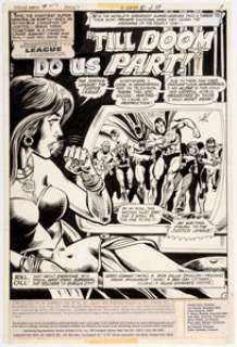 Dick Dillin and Frank McLaughlin Justice League of America #157 Story Page 1 Original Art (DC, 1978).... | Heritage
