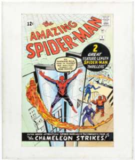 Cyril Jordan Amazing Spider-Man #1 Cover Recreation Painting Original Art (undated).... | Heritage