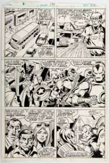  - Dave Wenzel and Pablo Marcos The Avengers #176 Story Page 12 Original Art (Marvel, 1978)....