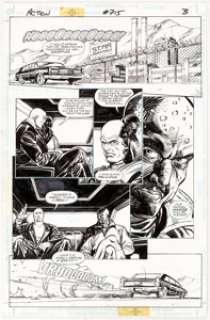  - Gil Kane and Denis Rodier Action Comics #715 Page 3 Original Art (DC, 1995)....