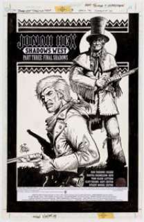 Timothy Truman and Sam Glanzman Jonah Hex: Shadows West #3 Splash Page Original Art (DC Comics, 1999).... | Heritage