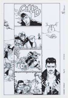 Gabriel Rodriguez Locke and Key: Keys to the Kingdom #1 Original Art Panel Page (IDW, 2010). An Innocent snowball - | Heritage