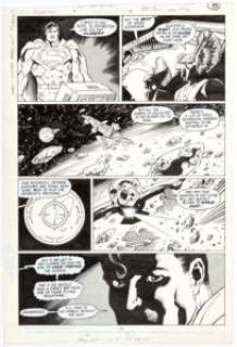 Mike Mignola and Karl Kesel Superman #18 Story Page 6 Original Art (DC, 1988).... | Heritage