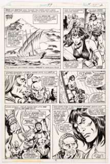 John Buscema and Ernie Chan Conan the Barbarian #99 Story Page 2 Bêlit Original Art (DC Comics, 1979).... | Heritage