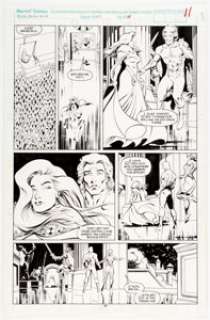 Alan Davis and Mark Farmer Excalibur #45 Page 11 Original Art (Marvel, 1991).... | Heritage