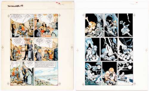 Mike Ploog Classics Illustrated #19 "The Adventures of Tom Sawyer" Story Pages 39 and 43 Original Art Group of 2 P... (Total: 2 Original Art) | Heritage