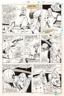 Sal Buscema and Eduardo Barreto Marvel Team-Up #88 Story Page 8 Spider-Man and Invisible Girl Original Art (Marvel... | Heritage
