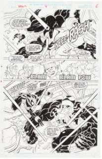  - Joe St. Pierre, Randy Emberlin, and Mark McKenna Venom: Along Came A Spider #4 Story Page 5 Original Art (Marvel, ...