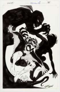  - Bart Sears and Randy Elliott Spider-Woman #5 Cover Original Art (Marvel Comics, 1999)....