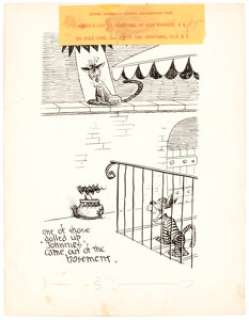 George Herriman archy’s life of mehitabel Illustration Original Art (Doubleday, Doran, and Co., 1933).... | Heritage