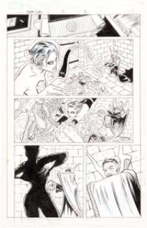 Nick Dragotta and Mike Allred X-Statix Presents: Dead Girl #2 Story Page 2 Doctor Strange Original Art (Marvel, 20...
