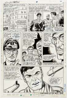 Dick Ayers and John Tartaglione Sgt. Fury #31 Story Page 8 Original Art (Marvel Comics, 1966)... | Heritage