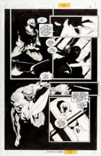 Joe Quesada and Kevin Nowlan Batman: Sword of Azrael #4 Page 18 Original Art (DC Comics, 1993). ... | Heritage