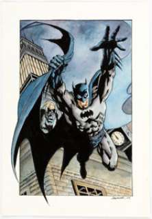 Aaron Lopresti - Batman Speciality Illustration Original Art (2004)...