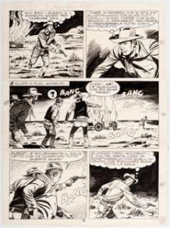 Guglielmo Letteri Tex Gigante #212 Page 69 Original Art (Sergio Bonelli Editore, 1978)....
