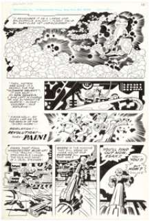Jack Kirby and D. Bruce Berry DC Graphic Novel #4 The Hunger Dogs Page 32 Original Art (DC, 1985)....