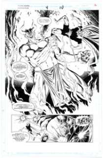 Jim Starlin and Terry Austin Silver Surfer / Warlock: Resurrection #4 Story Page 10 Original Art (Marvel, 1993). - | Heritage