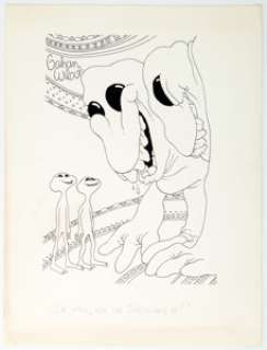 Gahan Wilson Gahan Wilson’s Out There Original Art (Fantagraphics Books, 2016). "Okay, kids, ask the - | Heritage