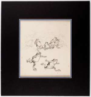 Arthur Rackham The Zankiwank and the Bletcher Witch Page 24 Preliminary Illustration Original Art (Alpine House - | Heritage