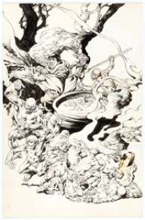 Rudy Nebres Goblin #3 Cover Original Art (Warren, 1982).... | Heritage