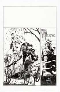 Chris Mooneyham Five Ghosts #15 Cover Original Art (Image, 2015)....