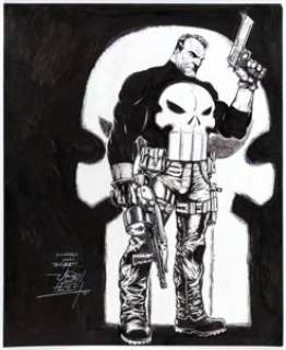 John Hebert - Punisher Specialty Illustration Original Art (2019). A gritty and detailed rendition of the popular - | Heritage