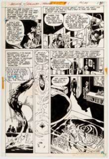 Alex Niño Secrets of Haunted House #1 Story Page 3 Original Art (DC, 1975). A couple keep a fish-man in an - | Heritage