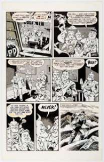 Steve Stiles Will Eisner’s The Spirit Tryout Story Page Original Art (c. 1990-2000s). Principal characters of - | Heritage