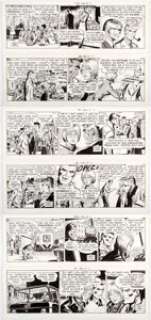 William Overgard Steve Roper & Mike Nomad Daily Comic Strip Original Art Group of 19 (Field Enterprises, Inc., -