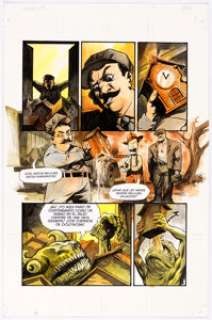 Eric Powell The Goon #44, Story Page 2 Original Art (Dark Horse, 2013) The Goon and Franky deliver a truck full of - | Heritage