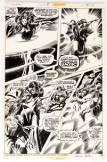 Gene Colan and John Romita Sr. Doctor Strange #7 Story Page 8 Original Art (Marvel, 1975). Umar is the main - | Heritage