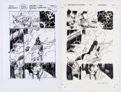 Jason Armstrong Lobster Johnson: The Iron Prometheus #4 Story Page 18 Original Art (Dark Horse, 2008).  From -