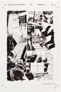 Jason Armstrong - Lobster Johnson: The Iron Prometheus #3 Story Page 8 Original Art (Dark Horse, 2007).