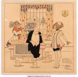 George McManus - Bringing Up Father Specialty Composition Original Art dated 2-28-21 (1921).