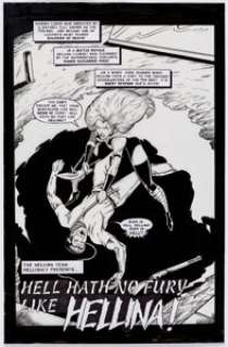 Everette Hartsoe, Georges Jeanty, and others - 90s Independent Comic Splash Page Original Art Group of 4 (c. -