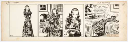 Milton Caniff | Terry and the Pirates Daily Comic Strip Original Art dated 5-26-39 (Chicago Tribune - N. Y. News Syndicate Inc., 1939). | Heritage