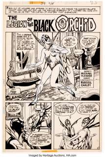 Fred Carrillo | Phantom Stranger #39 Complete 6-Page Story Black Orchid Original Art (DC, 1975). | Heritage