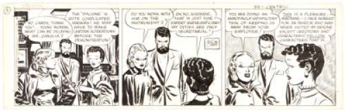 Milton Caniff | Steve Canyon Daily Comic Strip Original Art dated 5-3-50 (Chicago Sun-Times, 1950). | Heritage