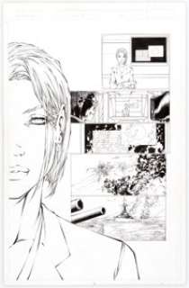 Michael Turner, Joe Weems V, and others - Fathom #8 Story Page 1 Original Art (Image, 1999).