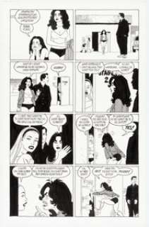 Jaime Hernandez | Love and Rockets V2#18 Story Page 5 Frogmouth and Ray Original Art (Fantagraphics, 2007). | Heritage