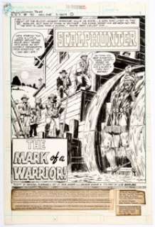 Dick Ayers And George Evans | Weird Western Tales #40 Splash Story Page 1 Original Art (DC, 1977). | Heritage