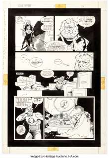 Mike Mignola and Carlos Garzon - Cosmic Odyssey #3 Story Page 24 Original Art (DC, 1988).