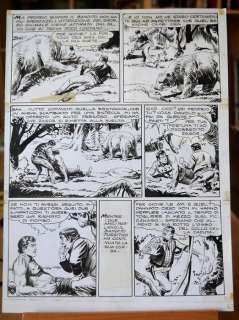 Ferri, Gallieno | original plate Zagor no. 2 "L’Oro del Fiume" (1965) | Catawiki