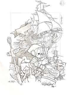 ANDREA FRECCERO - Original illustration cm. 25x35. Signed. Mint. Code 1241.