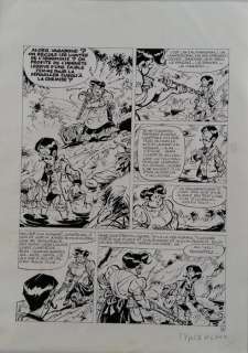 Derib | Planche originale (p.4)  - Go West T.7 | Catawiki