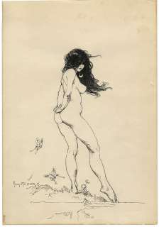 (Frazetta) Nymph. | Profiles in History